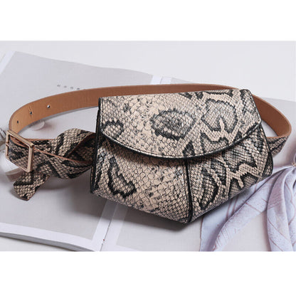 Fanny Pack Women Girl Fashion Waist Belt Bag serpentine Vintage Waist Bag Gifts