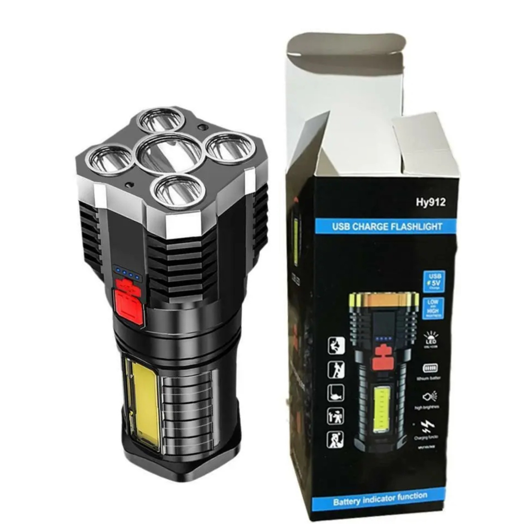 3 Lamparas Recargables 5 Led Linternas Multiuso Super Brillantes Alta Potencia