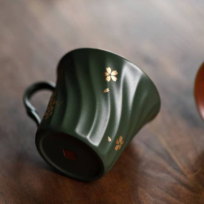 original ore real yixing zisha teacup with handle boutique master cup office cup