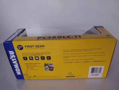 1:50 First Gear KOMATSU PC360LC-11 Hybrid Excavator Machine Diecast Model