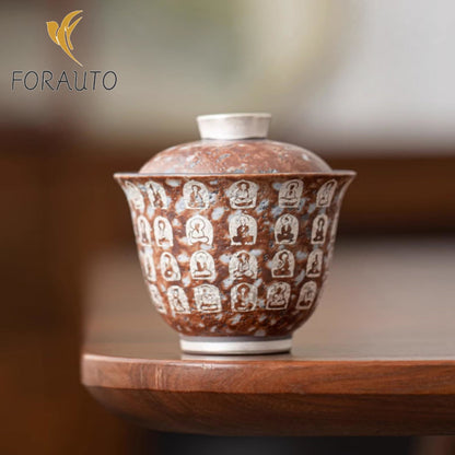 Ceramic Taiwan Tea Set 100ml 3.4 oz Kung Fu Tea Set Porcelain Chinese Style -