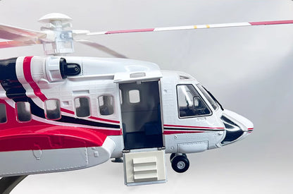 1:32 53CM Avion Pacific Limited S92 Helicopter Airplane Diecast Aircraft Model