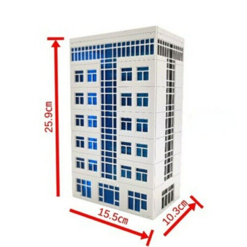 1:87 Building Model Police Station Assembly Building Scene Display Model