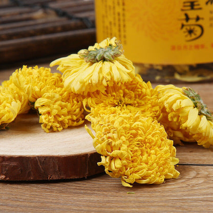 about 100pc Dried Huangshan Chrysanthemum ZhiYuan HuangJu(1 flower for 1cup) Tea