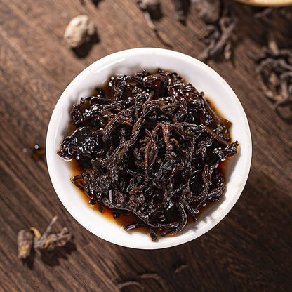 Puerh Tea Yunnan Menghai Classic 7571 Puerh Ripe Tea Loose Tea 200g