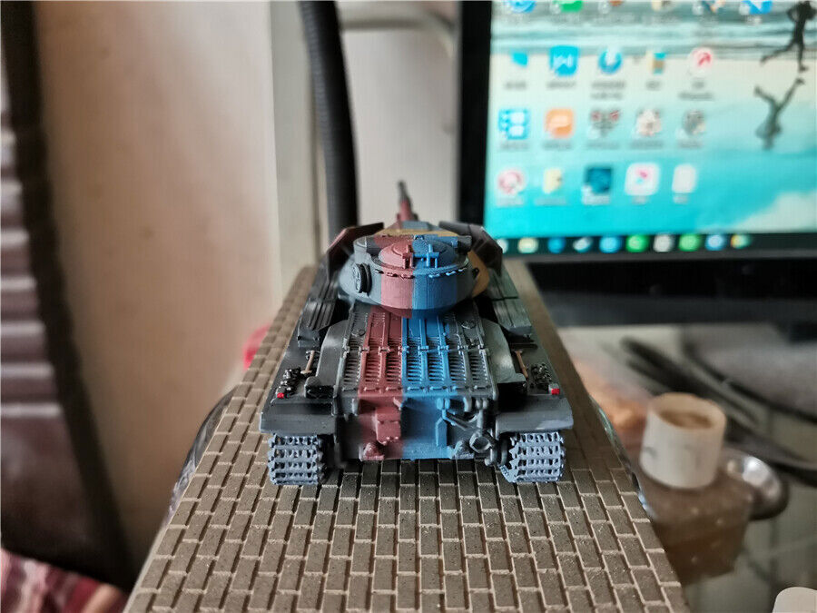 Homemade 1/72 British Super Conqueror Military Tank Camouflage Model Finished