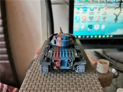 Homemade 1/72 British Super Conqueror Military Tank Camouflage Model Finished