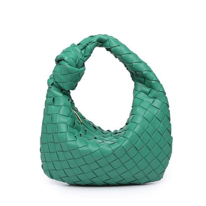 Golden Zipper Bag Synthetic Leather Tote Shoulder Bag Crossbody Handbag 26*24 CM