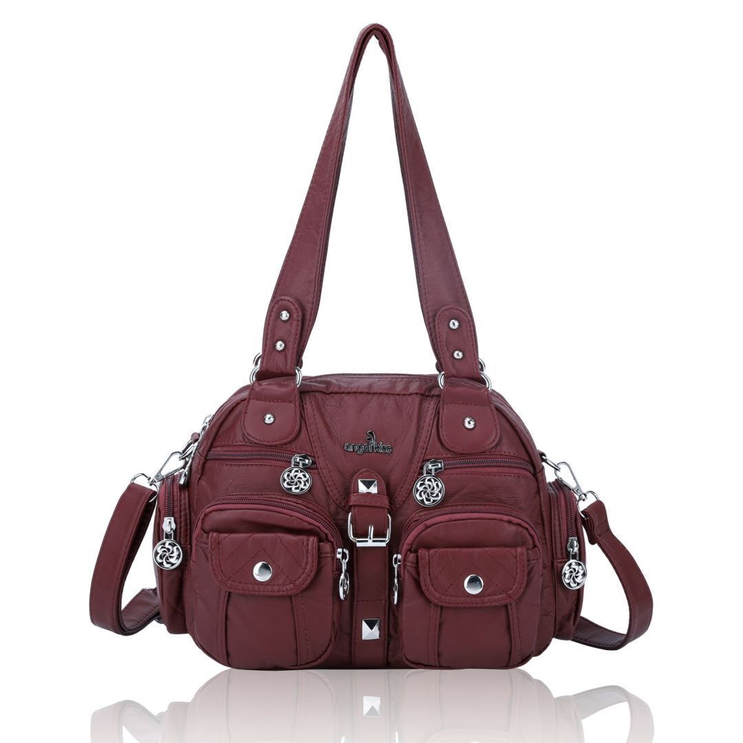 Women Small Handbags Satchel Handbag Synthetic Shoulder Bag 8”x11” Shoulder Bags