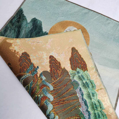 Buddhism Cloth Silk Avalokiteshvara Guangyin Kwan-yin Tangka Thangka Decoration
