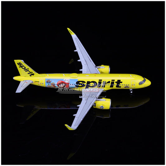 1:400 JC Wings Spirit Airbus A320neo Passenger Airplane Diecast Aircraft Model