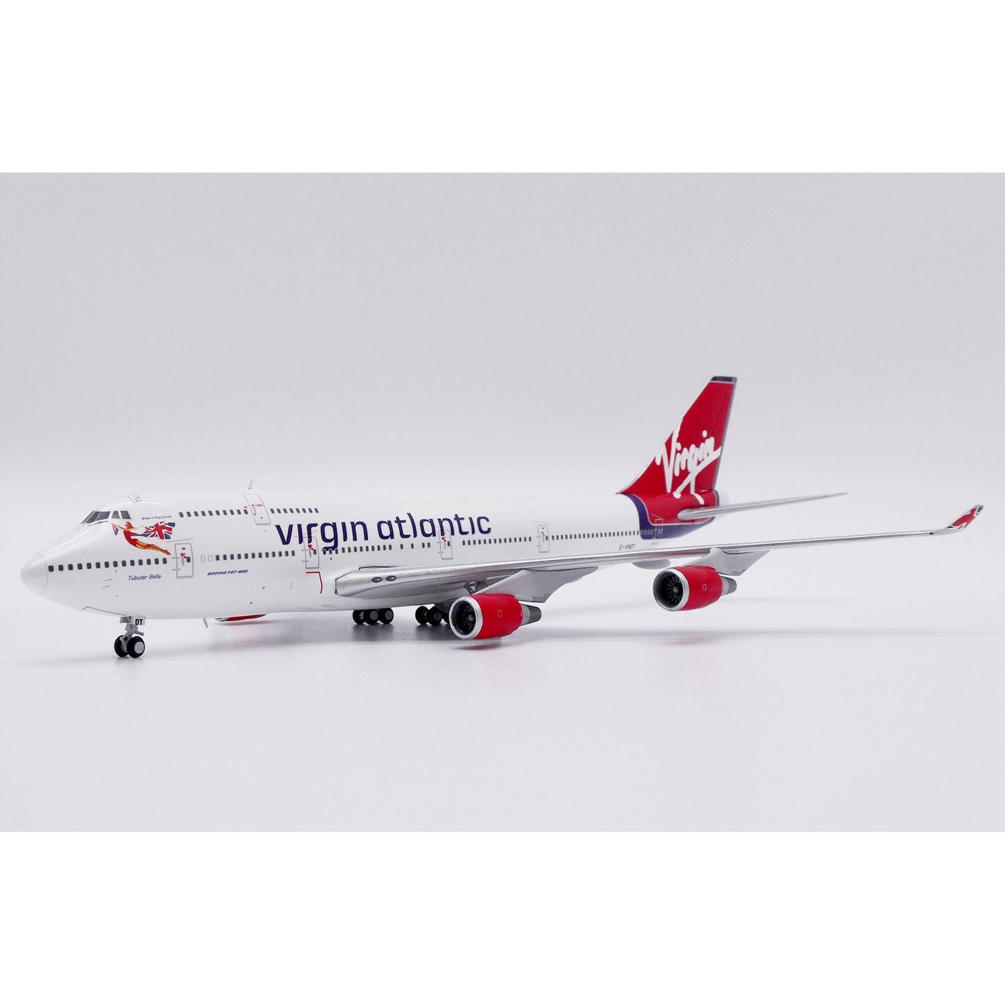 1:400 JC Wings Virgin Atlantic B747-400 G-VHOT Airplane Diecast Aircraft Model
