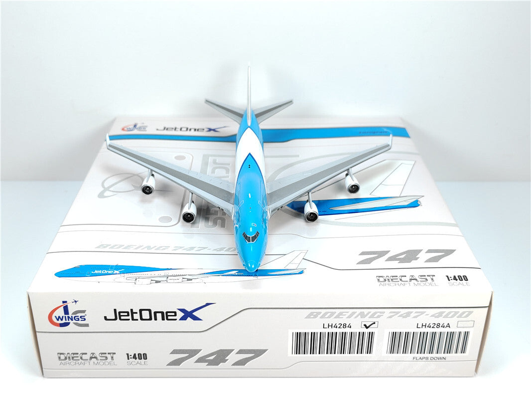 1:400 JC Wings JetOneX BOEING B747-400 Passenger Airplane Diecast Model