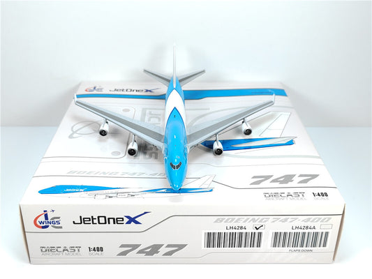 1:400 JC Wings JetOneX BOEING B747-400 Passenger Airplane Diecast Model
