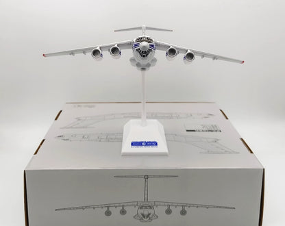 1:200 Aimo Wings Volga-dnepr IL-76 Aircraft ABS Plastic Transport Airplane Model