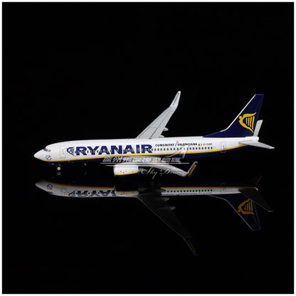 1:400 JC Wings RYANAIR Boeing 737-800 Passenger Airplane Diecast Aircraft Model