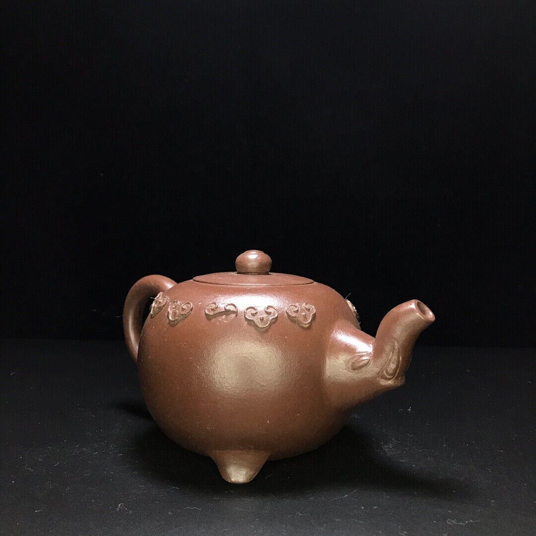 Chinese Yixing Zisha Clay Handmade Exquisite Teapot （吉祥如意 底款：程寿珍）