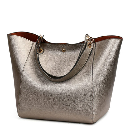 Leather Shoulder Bags Big Capacity Top-handle Totes Crossbody Bag Large Purses