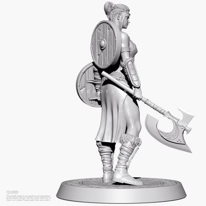 1/35 resin figure model kit Sera Northern Female General Unassembled Unpainted