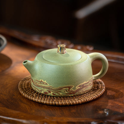 200 Ml Yixing Purple Clay Pot Handmade Clay Pot Household Tea Set