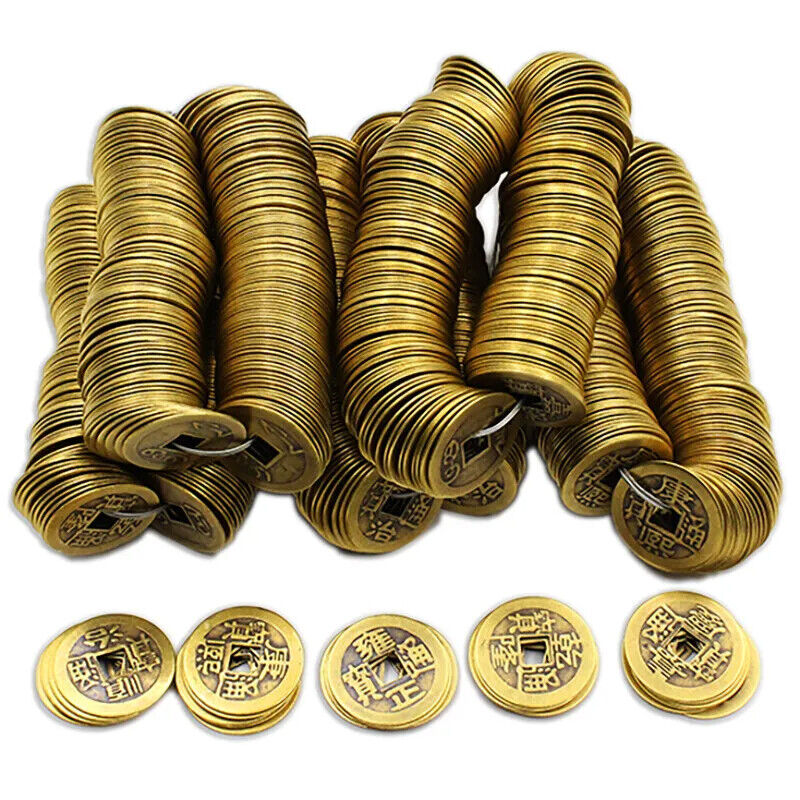 Feng Shui Lucky Coins 20 Pcs Chinese Ancient Oriental Emperor Qing Money 20-24mm