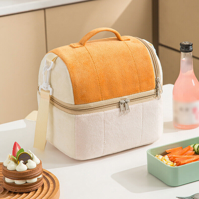 Large Thermal Insulated Lunch Bag Cool Bag Adult Kids Picnic Food Storage Box