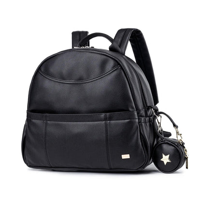 Black Diaper Backpack for Baby Pockets Diaper Bag Mother Travel Stroller Bag