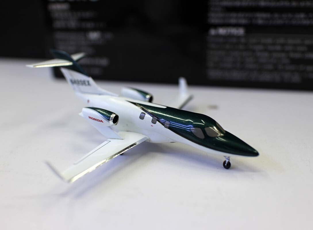 Ebbro for Hondajet Private business jet Green 1/144 diecast plane model aircraft