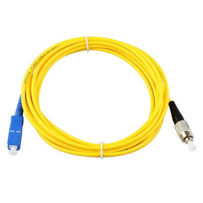 10pcs Fiber Optic Patch Cord SC-FC 3.0m SM Simplex 3.0mm Dia Jumper Cable