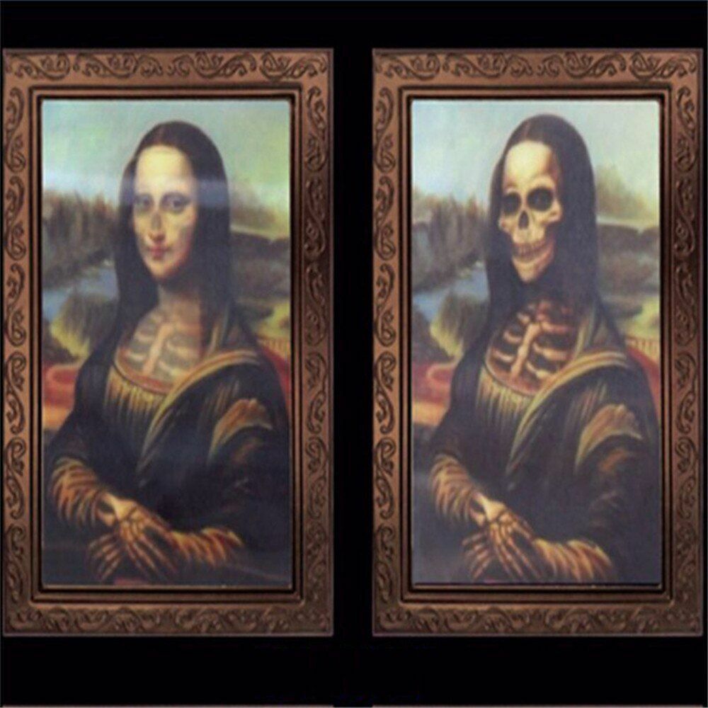 Halloween 3D Ghost Photos Frame Decoration Spooky Party Delivers Crafts Horror