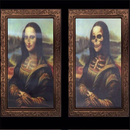 Halloween 3D Ghost Photos Frame Decoration Spooky Party Delivers Crafts Horror