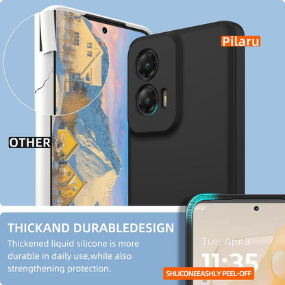 For Moto G Stylus 5G 2024 Case,Liquid Silicone Upgrade [Soft Anti-Scratch Microf