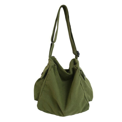 Portable Packages Black Nylon Shoulder Bags South Korean Style Travle Bags