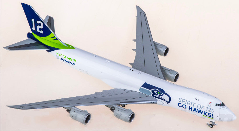 1:400 Hxmodels Boeing 747-8F B631007 N841BA Passenger Diecast Airplane Model