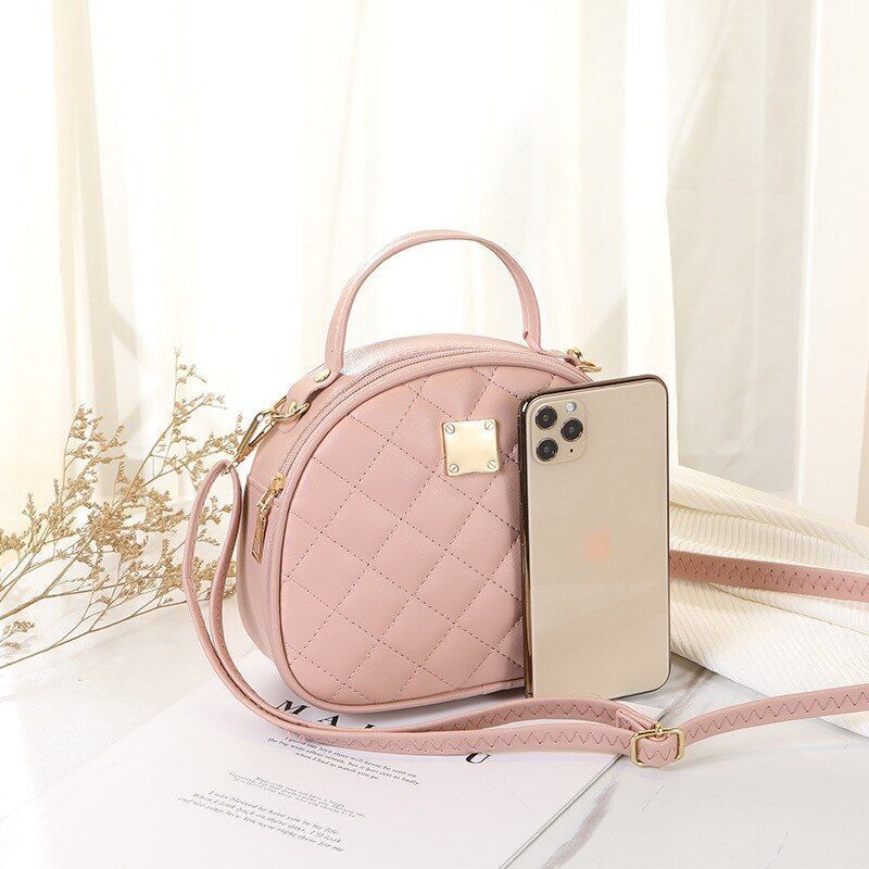 Crossbody Bags Synthetic Leather Embroidered Shoulder Purse Handbags Bucket Bag