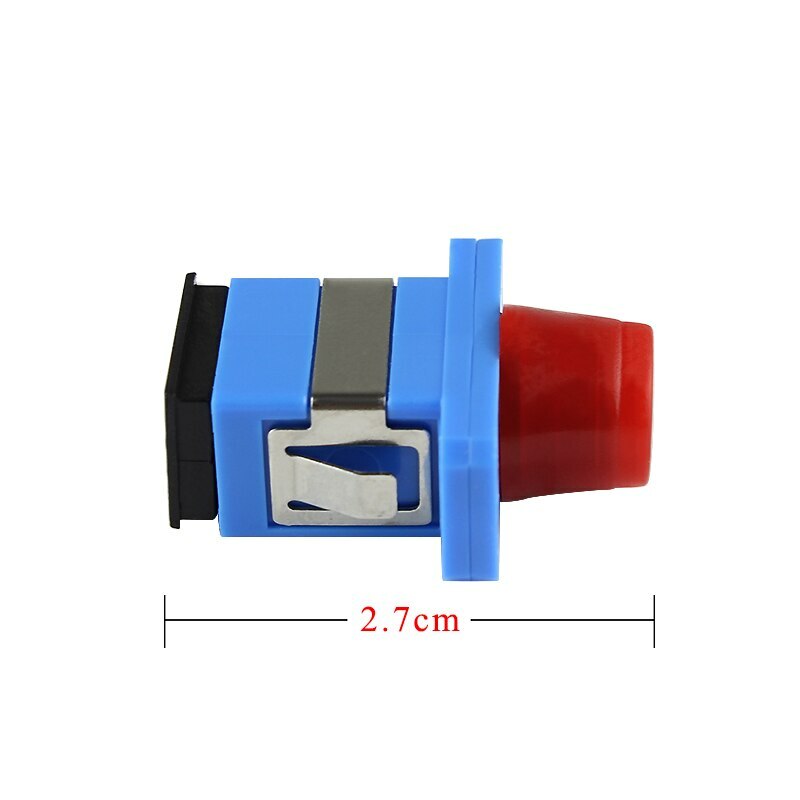 10 Pcs Plastic Section of SC-FC Fiber Flange Adapter