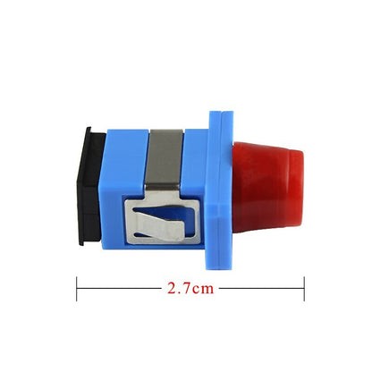 10 Pcs Plastic Section of SC-FC Fiber Flange Adapter