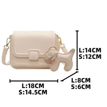 Shoulder Bag Beige Women´s Wallets Crossbody Bags Pendant Ladies Handbags