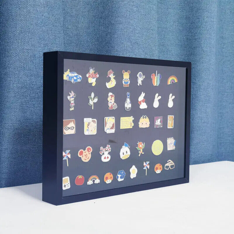 Jewelry Storage Box 2 In 1 Medal Display Frame Brooch Pins Coins Gems Organizers