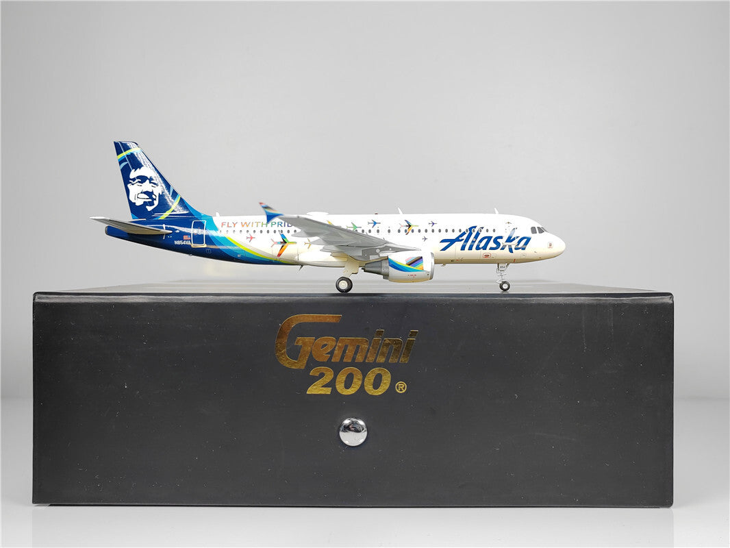 1:200 Geminijets Alaska AIRBUS A320 Airplane Diecast Aircraft Model