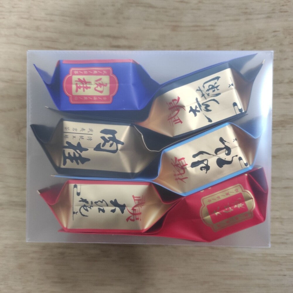 6 Small Bags/box Tea Samples Da Hong Pao Tea Wuyi Cinnamon Loose Tea On Sales