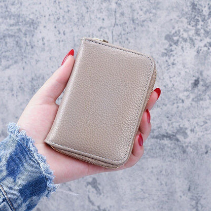 Leather Women Wallet Credit Card Holder Small Coin Purse Money Bag Mini 11*8 CM