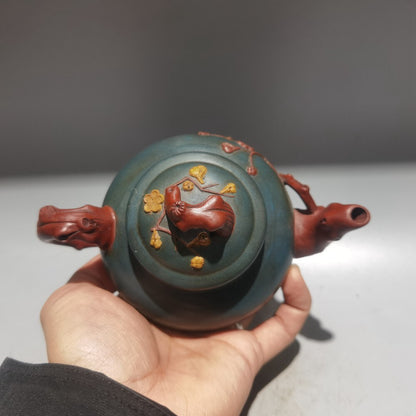 Chinese Fine Yixing Zisha Clay Teapot Plum Blossom Tea Set Wang Yinxian 320ml