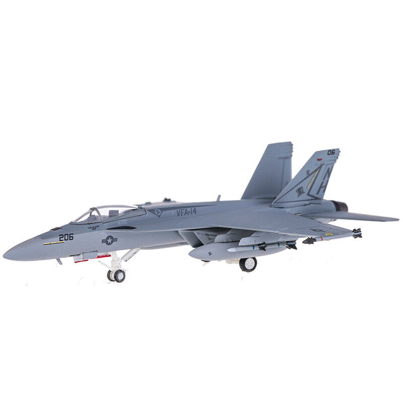 Hogan US Navy McDonnell Douglas F/A-18E VFA-14 fighter 1/200 diecast plane model