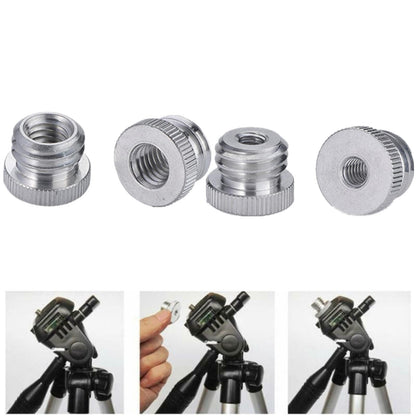 1/4'', 3/8" Female to 5/8" Male Aluminum Alloy Screw Adapter For Camera Tripod