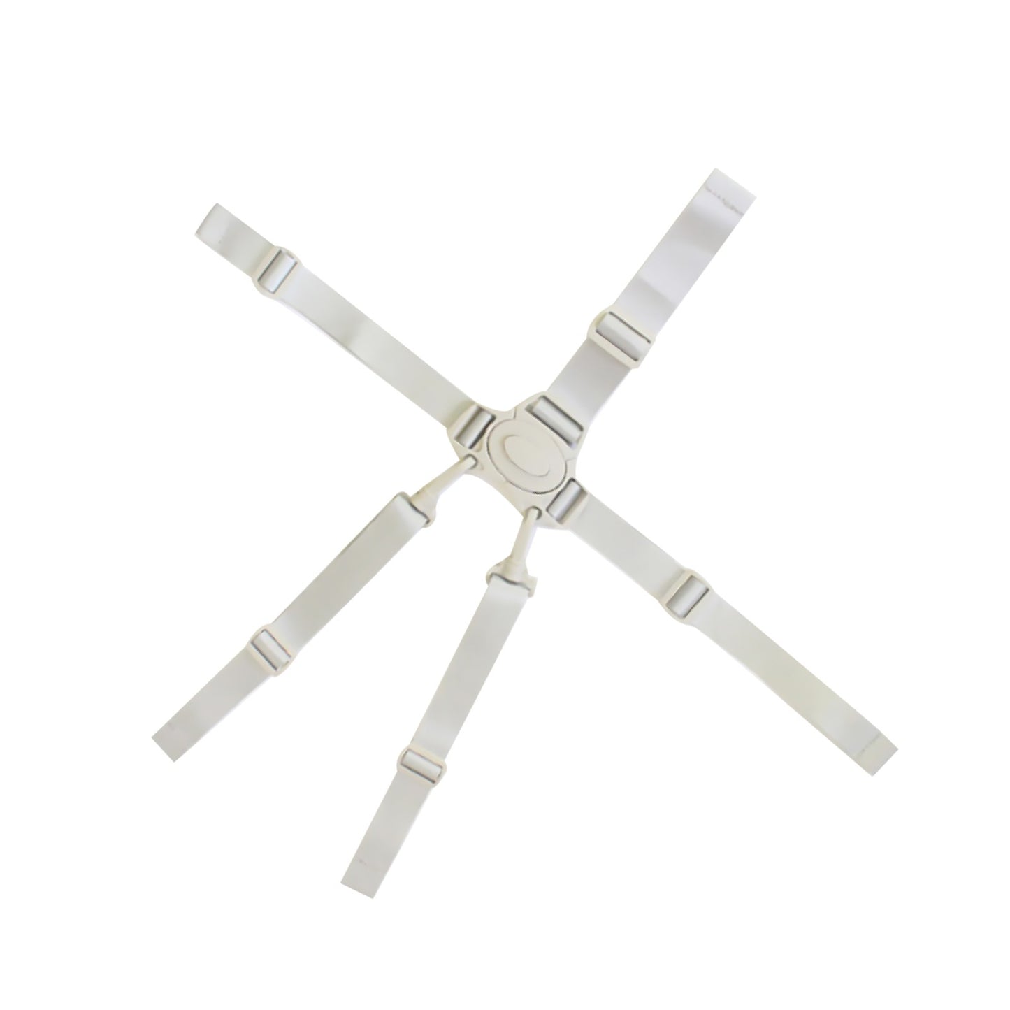 Baby Seat Belt 5 Point Harness Safe Belt For Stroller High Chair White