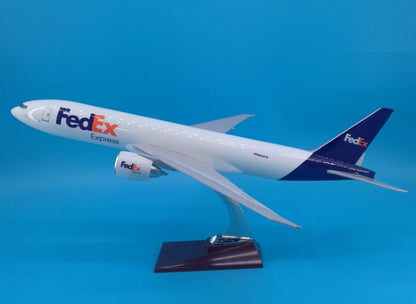 47CM FedEx Express BOEING 777 Passenger Airplane Resin Aircraft Plane Model