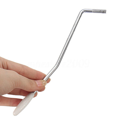 6mm Guitar Tremolo Arm Whammy Bar For Fender & Squier Strat Black/White Tip