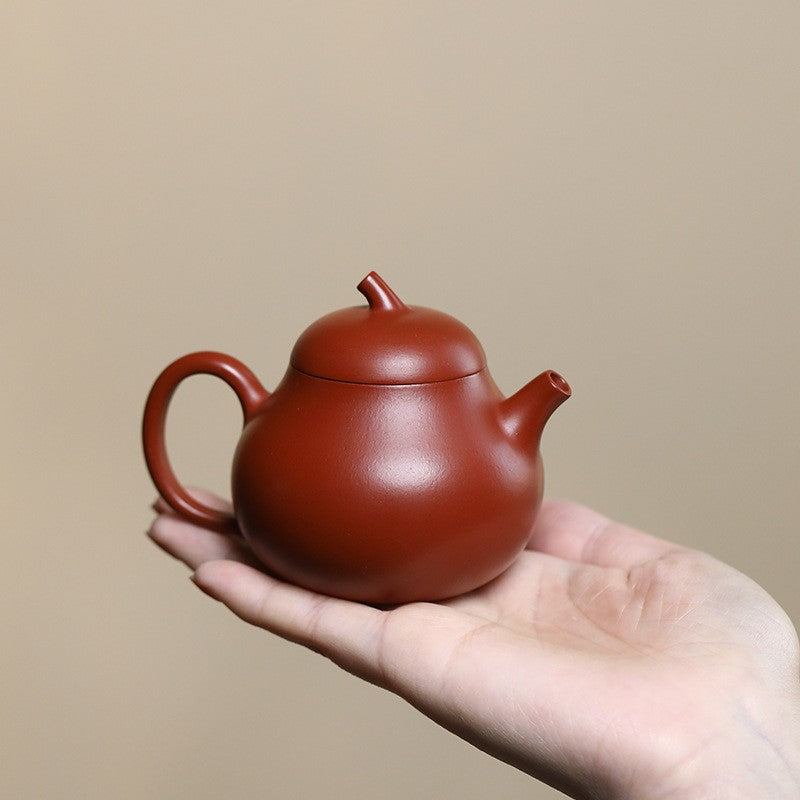 160ml Handmade Tea Pot Real Yixing Zisha Zhu Ni Clay Master Pot Kungfu Teapots