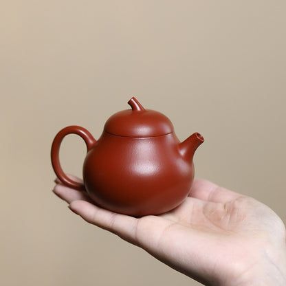160ml Handmade Tea Pot Real Yixing Zisha Zhu Ni Clay Master Pot Kungfu Teapots